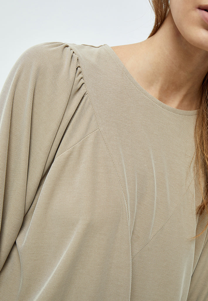 Desires Amalia 3/4 Sleeve T-shirt T-Shirt 0021 Cobblestone