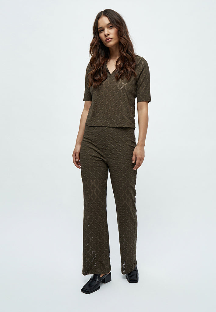 Desires Amuse Flared Pants Pant 3059 Kalamata