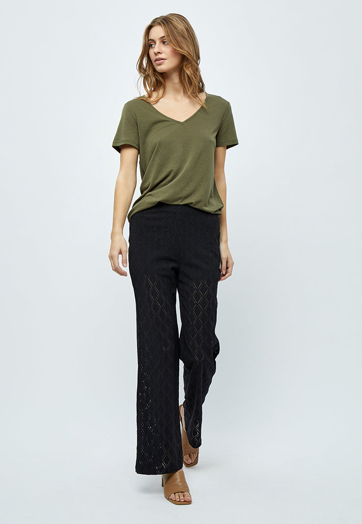 Desires Amuse Flared Pants Pant 9000 Black
