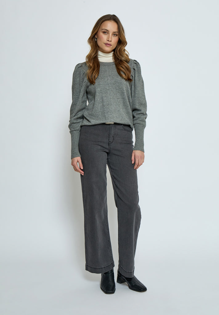 Peppercorn Anissa Pullover Pullover 126M Steel Grey Melange