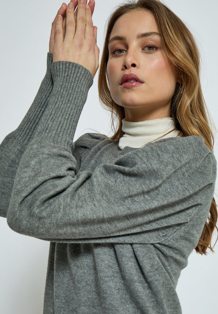 Peppercorn Anissa Pullover Pullover 126M Steel Grey Melange