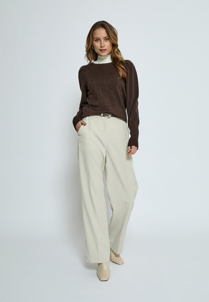 Peppercorn Anissa Pullover Pullover 5406MET Coffee Bean Brown Metallic
