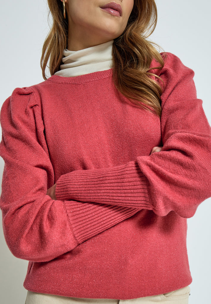 Peppercorn Anissa Pullover Pullover 701MET Mineral Red Metallic