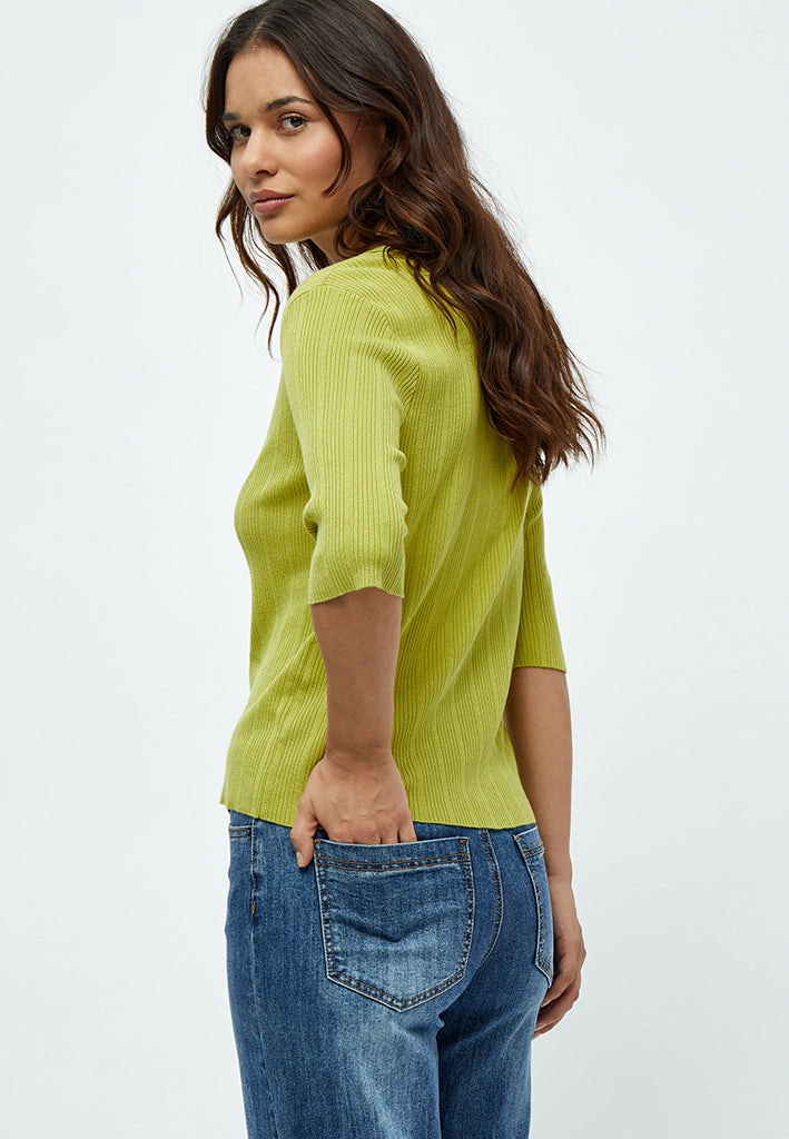 Desires Anne Polo Pullover Pullover 3208 Pear Green