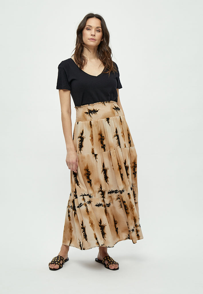 Desires Bina Smock Skirt Skirt 0975P Cuban Sand Print