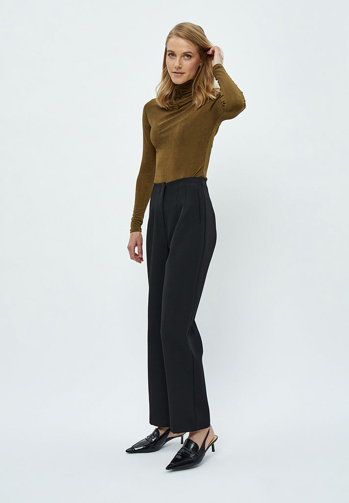 Desires Bob High Neck Long Sleeve T-Shirt T-Shirt 5168S Beech Green ST