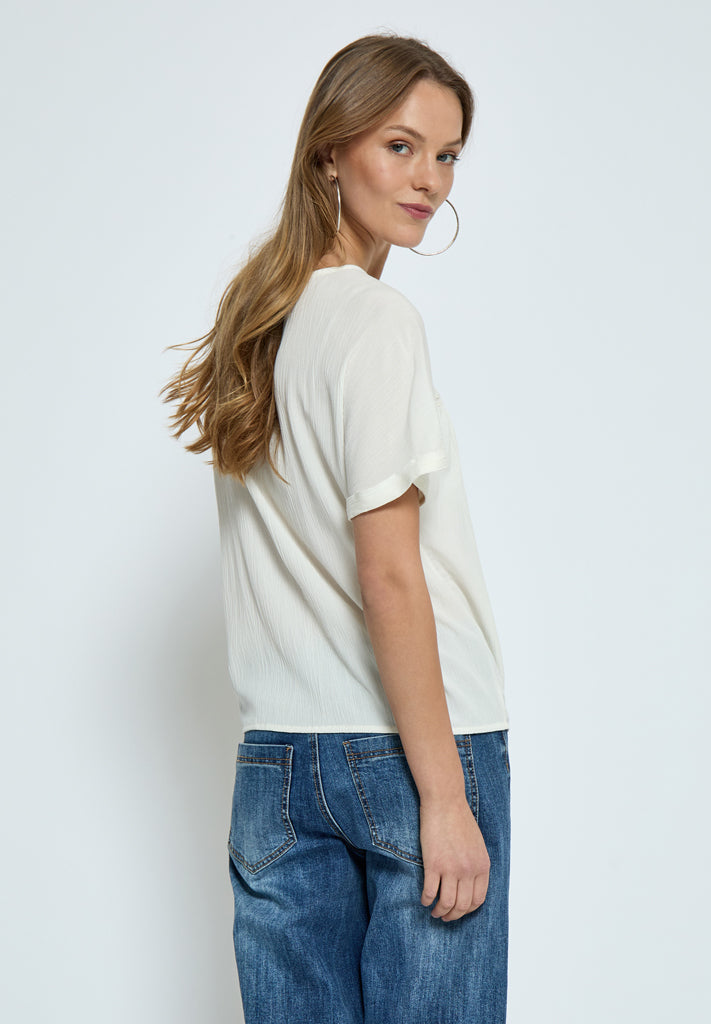 Desires DSAggi V Blouse Blouse 0011 Gardenia