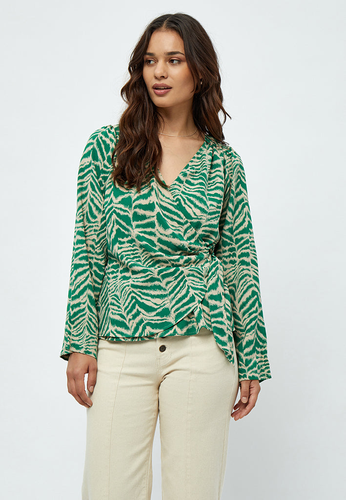 Desires DSAlberte Wrap Blouse Blouse 6172 Simply Green