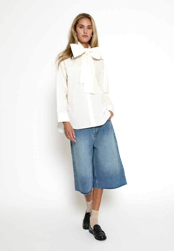 Desires DSCamilla Bow Shirt Shirt 235 Cloud Dancer