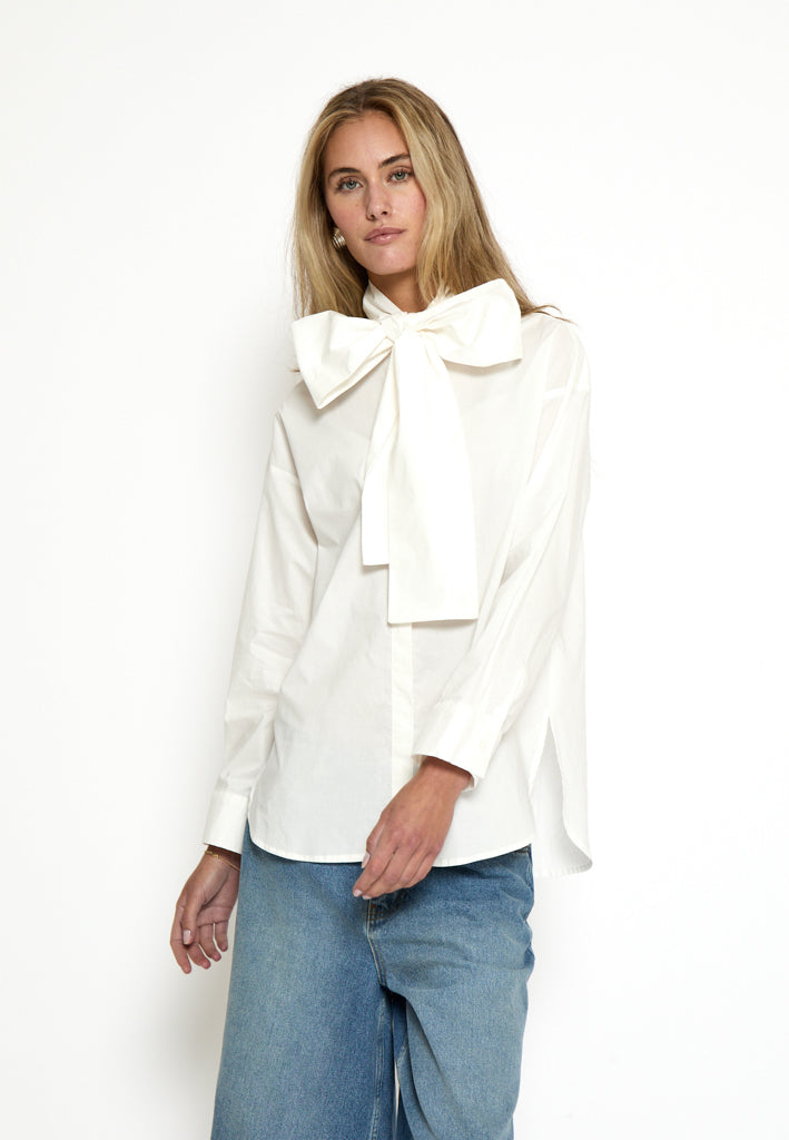 Desires DSCamilla Bow Shirt Shirt 235 Cloud Dancer