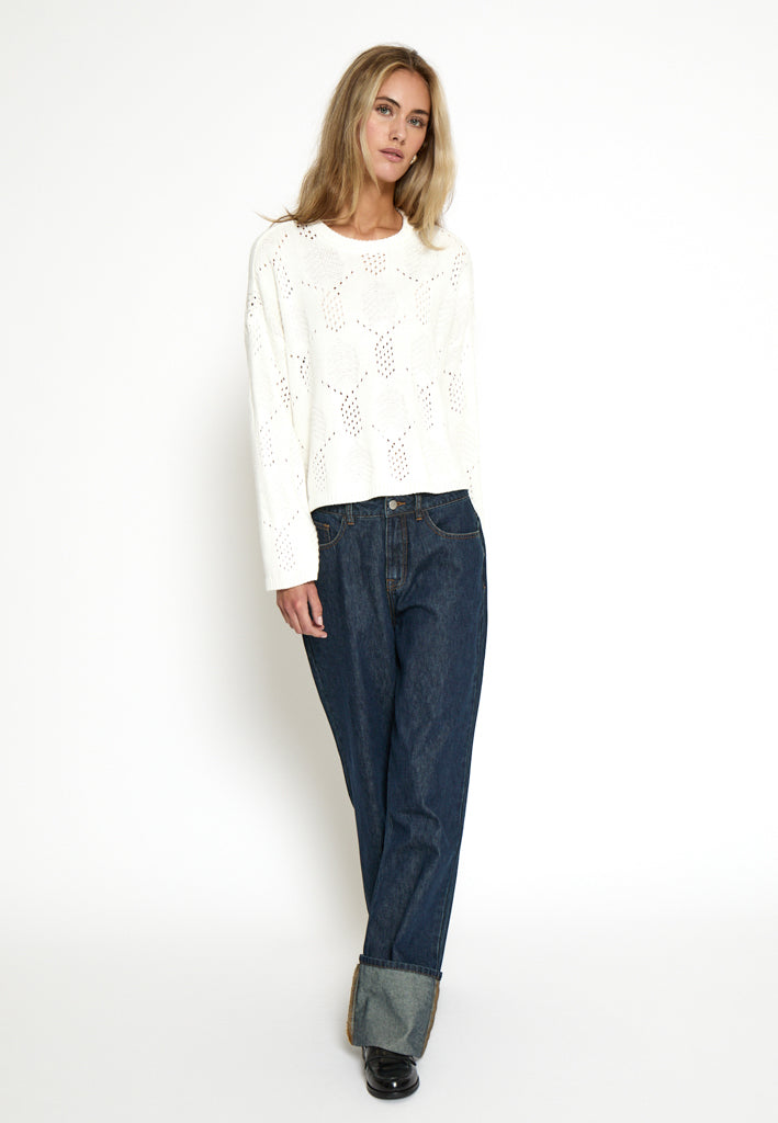 Desires DSCelia Knit Pullover Pullover 235 Cloud Dancer