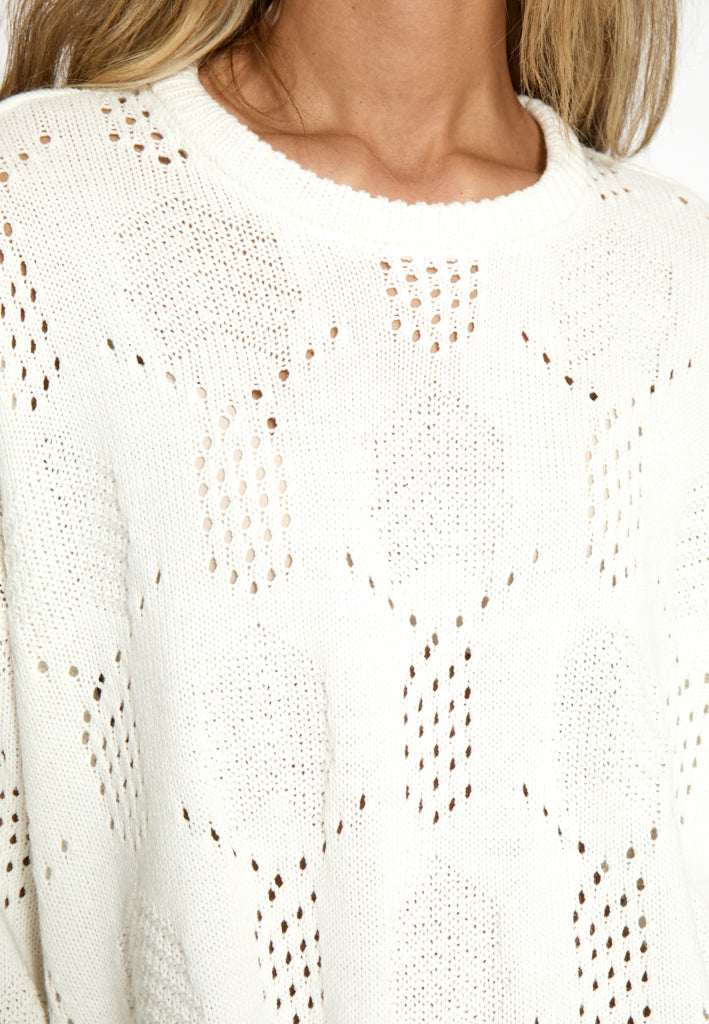 Desires DSCelia Knit Pullover Pullover 235 Cloud Dancer