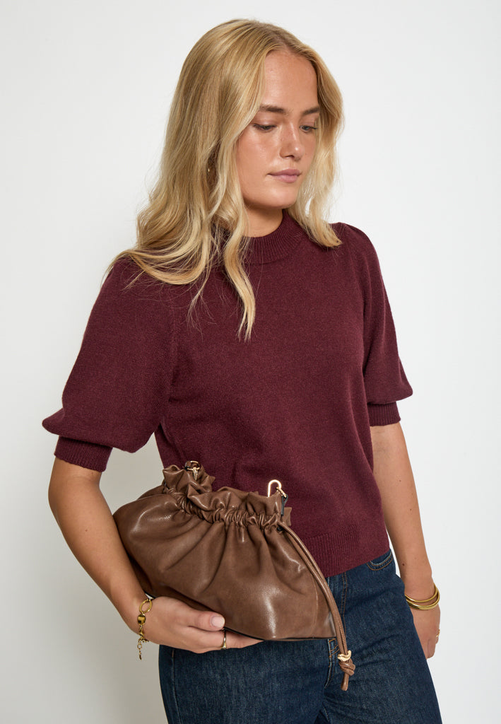 Desires DSCharity Knit Pullover Pullover 0905 Tawny Port