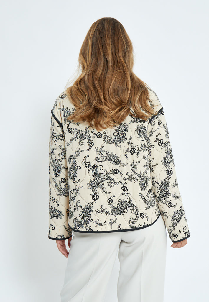 Desires DSCora Qualited Jacket Jacket 2206P Fog Sand Print