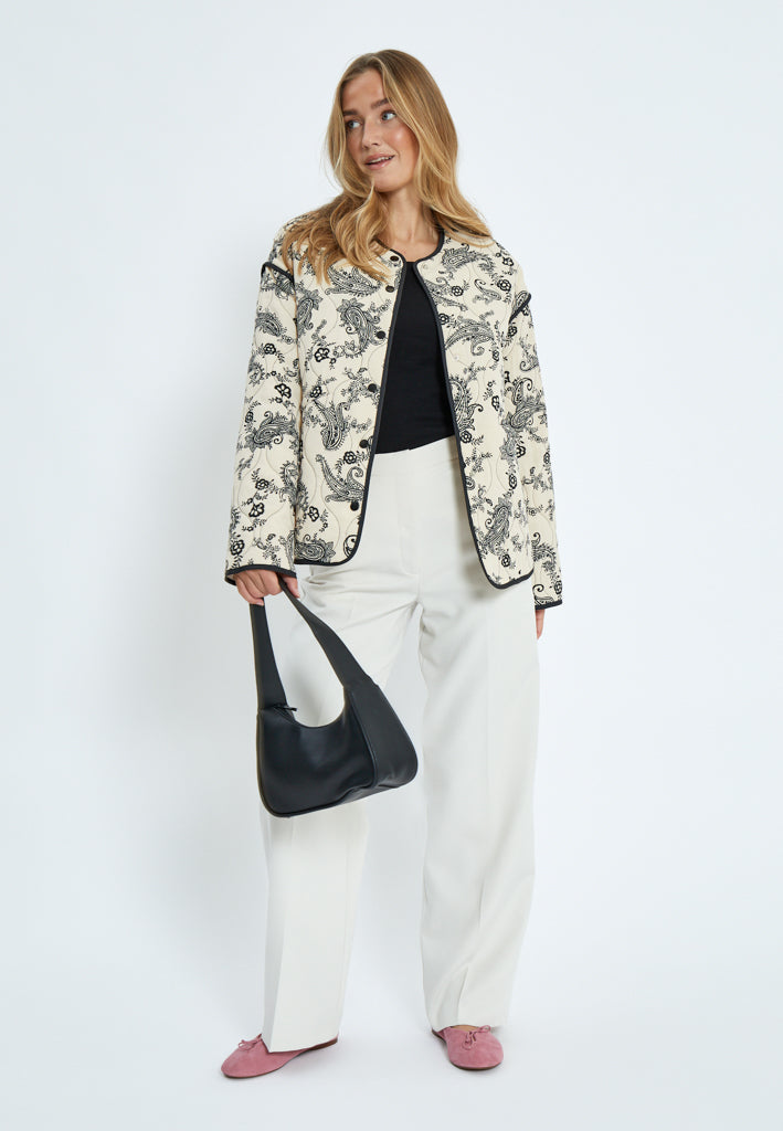 Desires DSCora Qualited Jacket Jacket 2206P Fog Sand Print