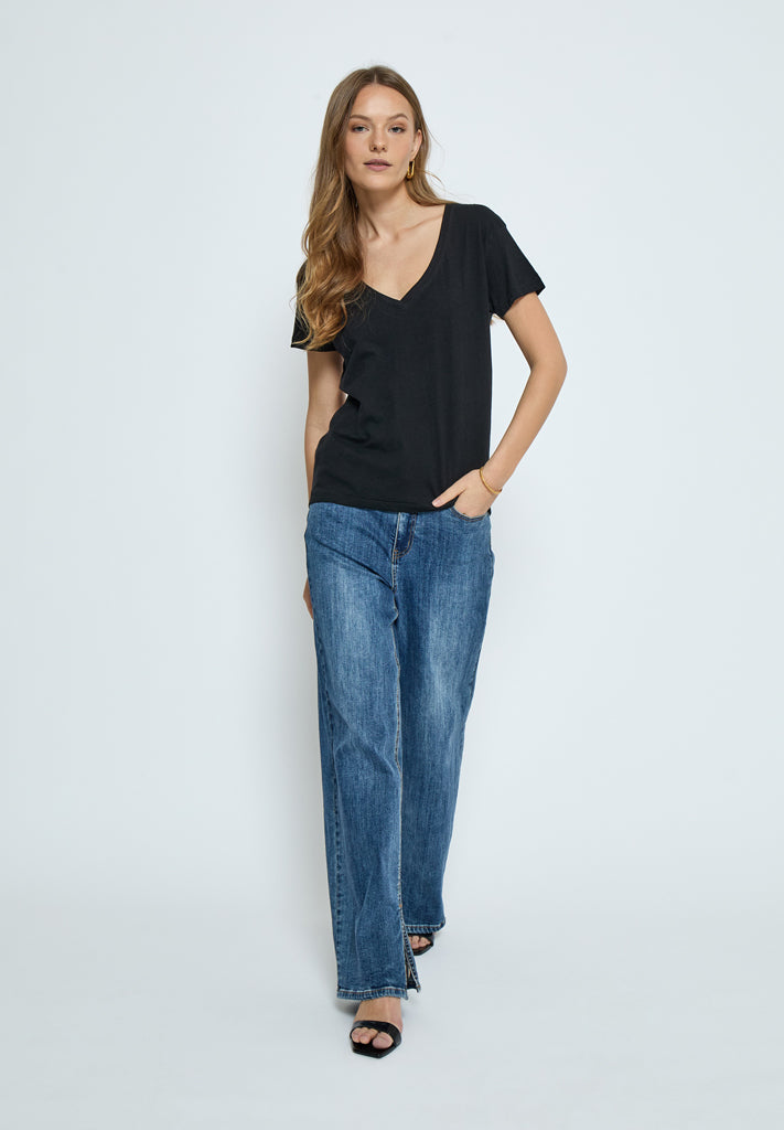 Desires DSDannon V T-Shirt T-Shirt 9000 Black