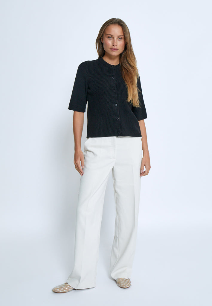 Desires DSDelta Short Sleeve Knit Cardigan Cardigans 9000 Black