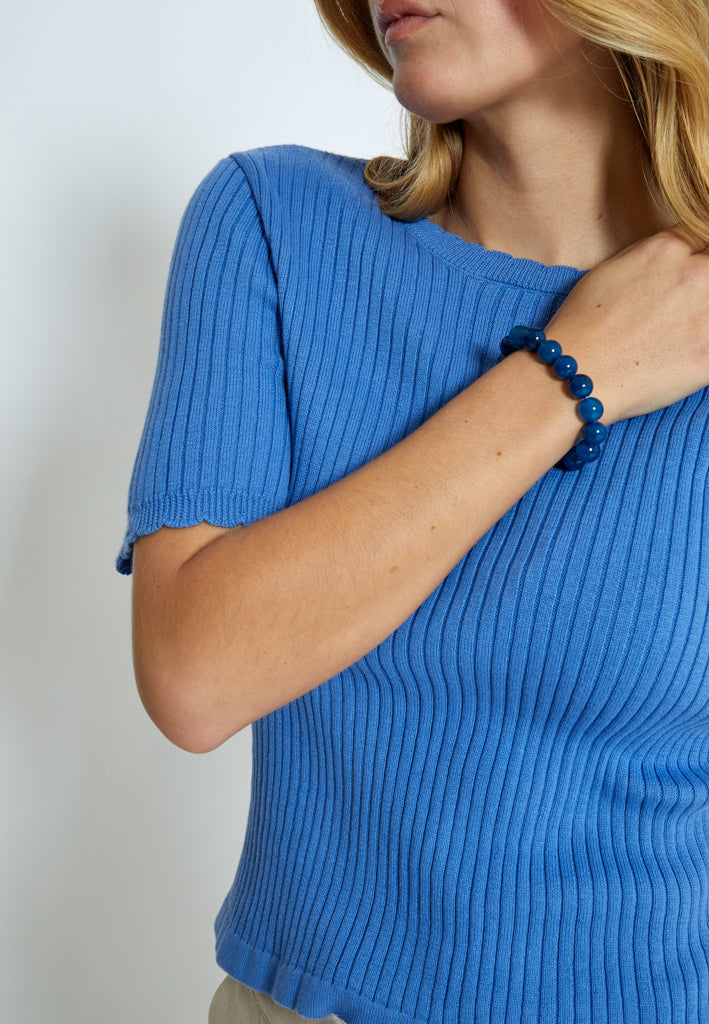 Desires DSDemi Knit T-Shirt T-Shirt 1590 Blue Bonnet