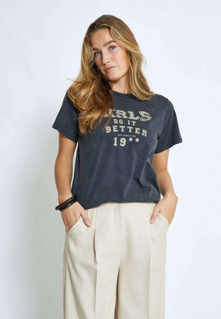 Desires DSElise T-Shirt T-Shirt 2101 Ebony Grey