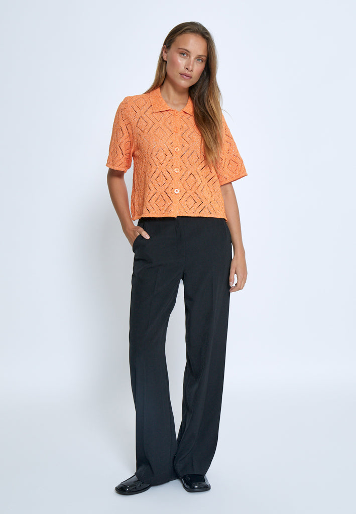 Desires DSElsa Crochet Shirt Shirt 6511 Russet Orange