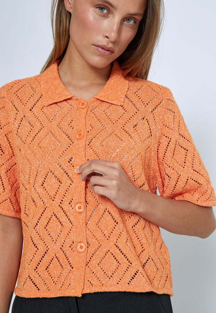 Desires DSElsa Crochet Shirt Shirt 6511 Russet Orange