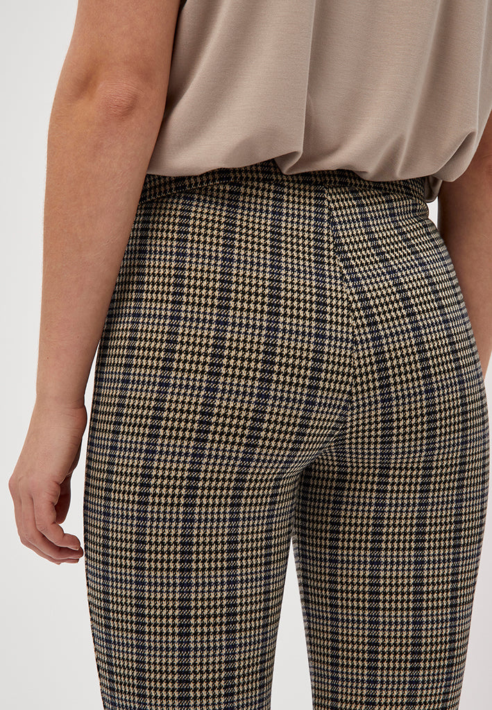 Desires DSEninna Flared Leggings Leggings 0021C Cobblestone Checked