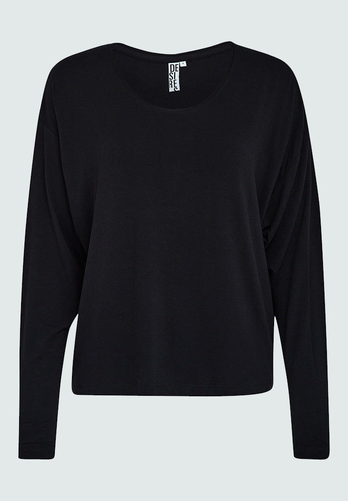 Desires DSEven Bat Sleeve Top T-Shirt 9000 Black