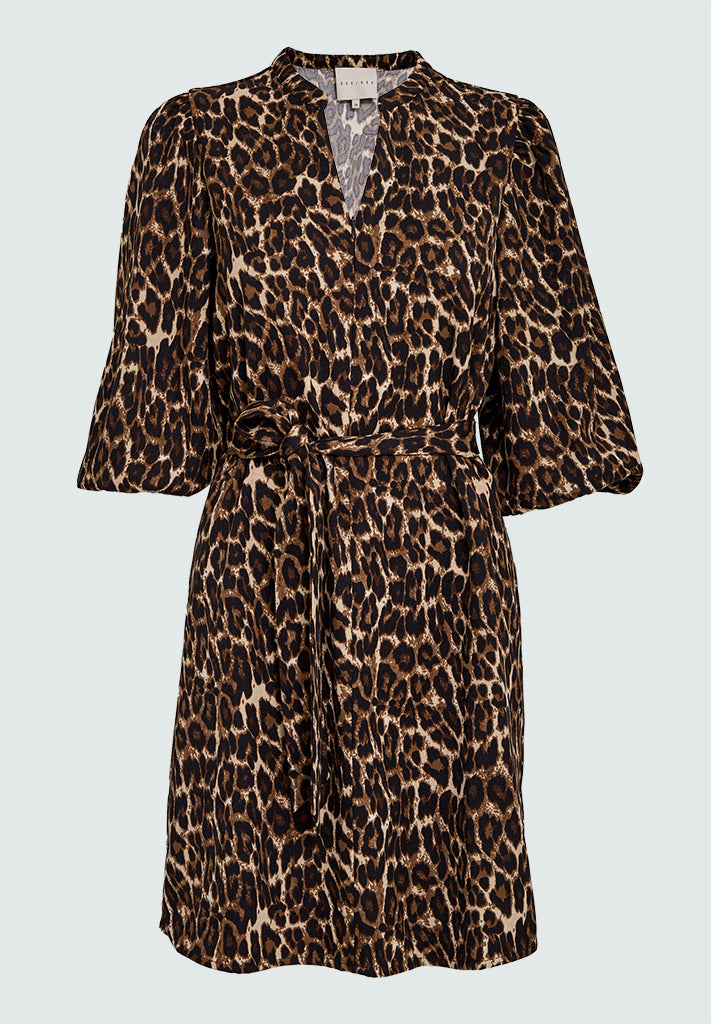 Desires DSFernanda Printed Short Dress Dress 9168P Leopard Print