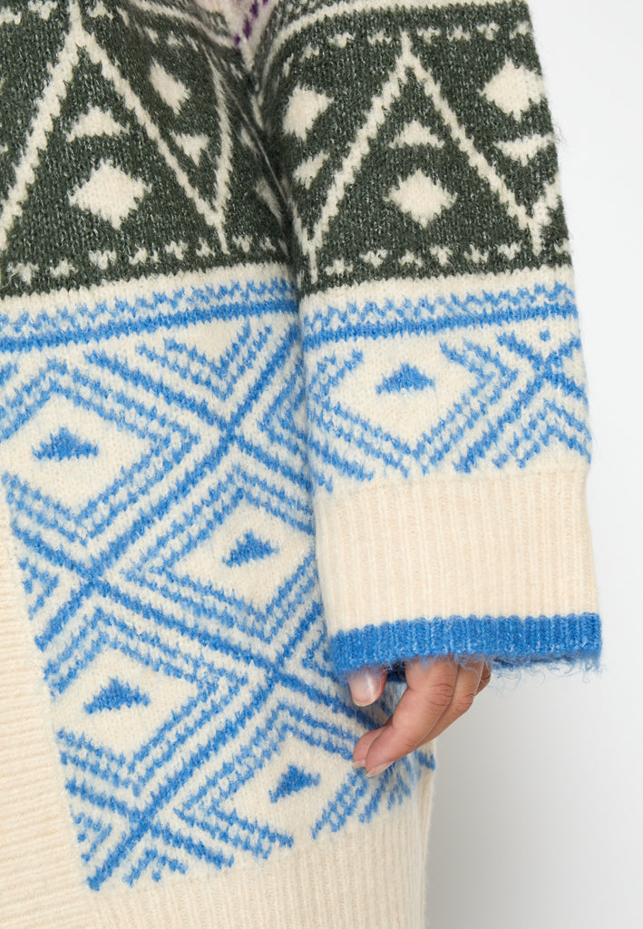 Desires DSFija Long Sleeve Knit Cardigan Cardigans 1003 Azure Blue