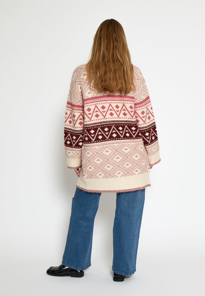 Desires DSFija Long Sleeve Knit Cardigan Cardigans 4900 Zephyr Rose