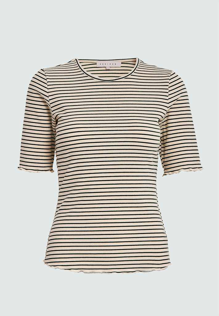 Desires DSFinley Rib T-Shirt T-Shirt 9000S Black Stripe