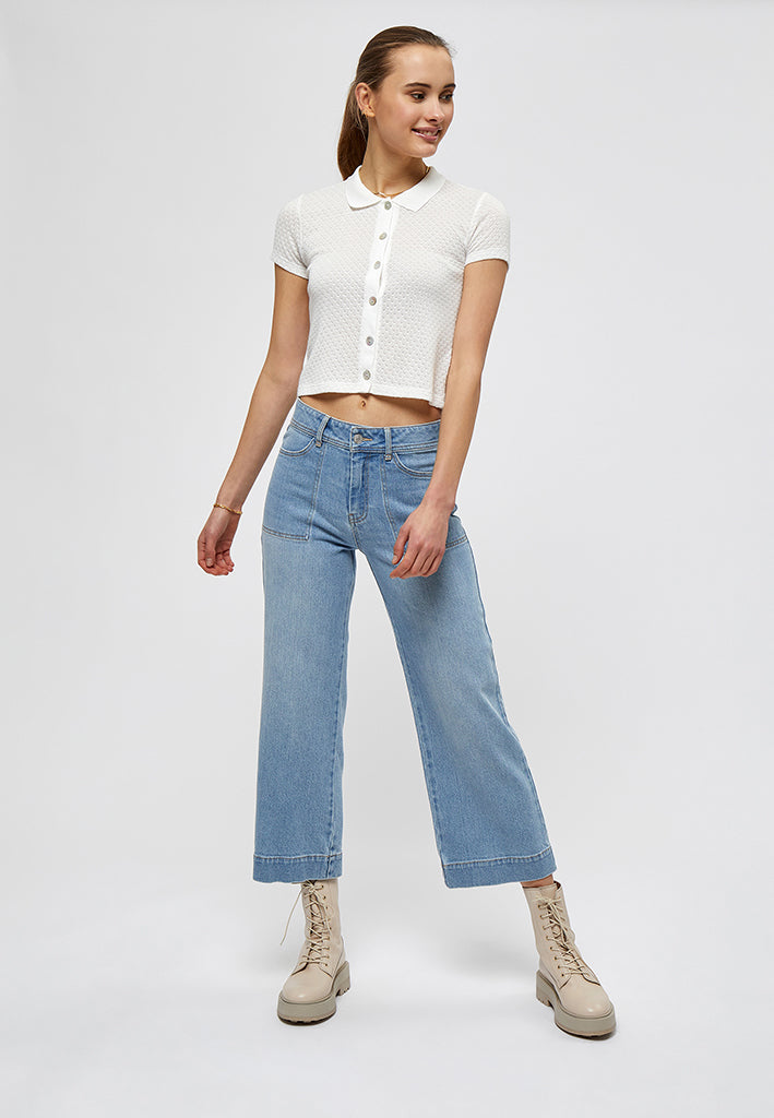 Desires DSFlorence HW Denim Pants Jeans 9600 Light Blue Wash