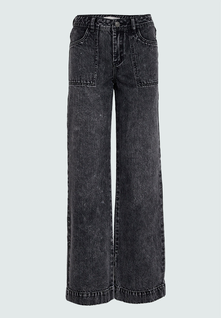 Desires DSFlorence HW Denim Pants FL Jeans 4532 Grey Wash