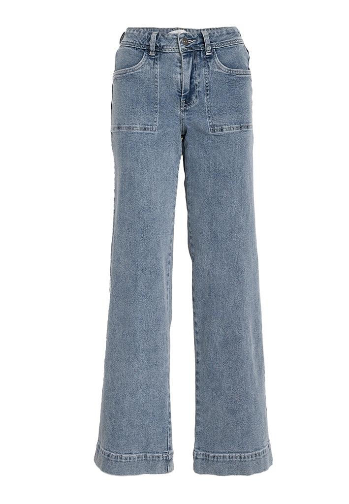 Desires DSFlorence HW Denim Pants FL Jeans 505 Denim Blue