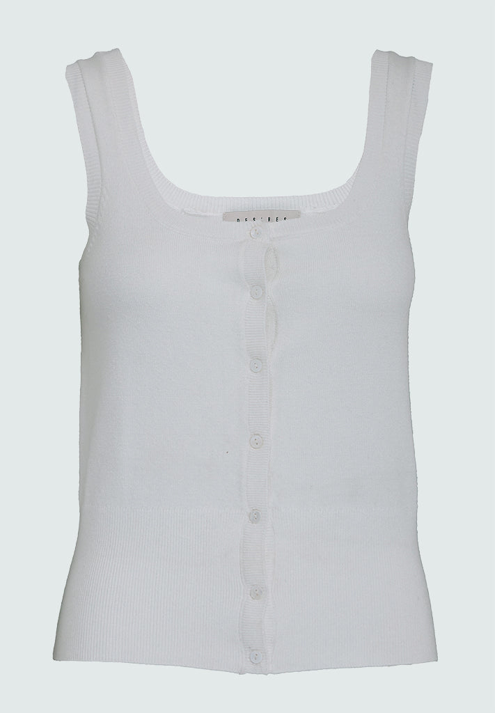 Desires DSGabby Knit Top Top 235 Cloud Dancer