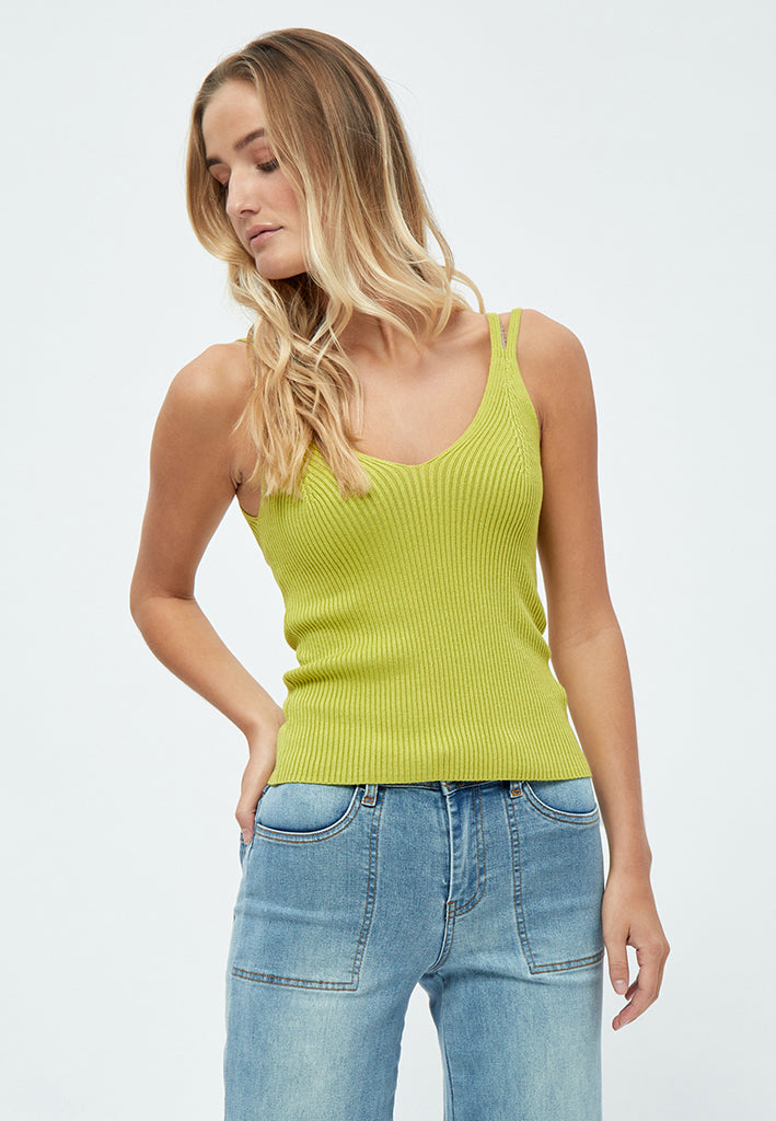 Desires DSGeisha Rib Top Top 3208 Pear Green