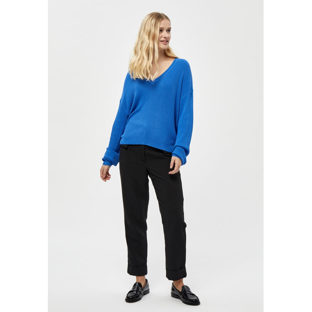 Desires DSGeisha Rib V Pullover Pullover 1202 Ocean Blue