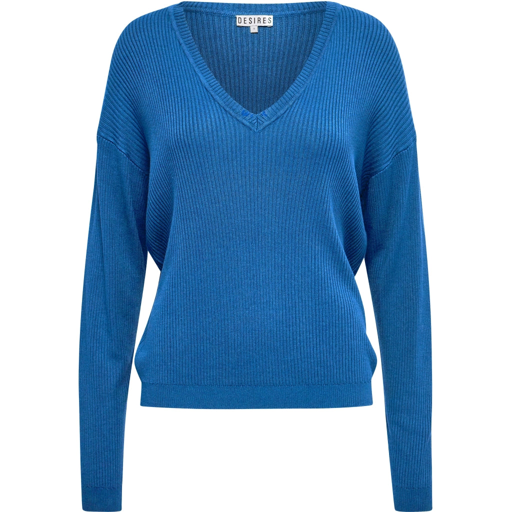 Desires DSGeisha Rib V Pullover Pullover 1202 Ocean Blue