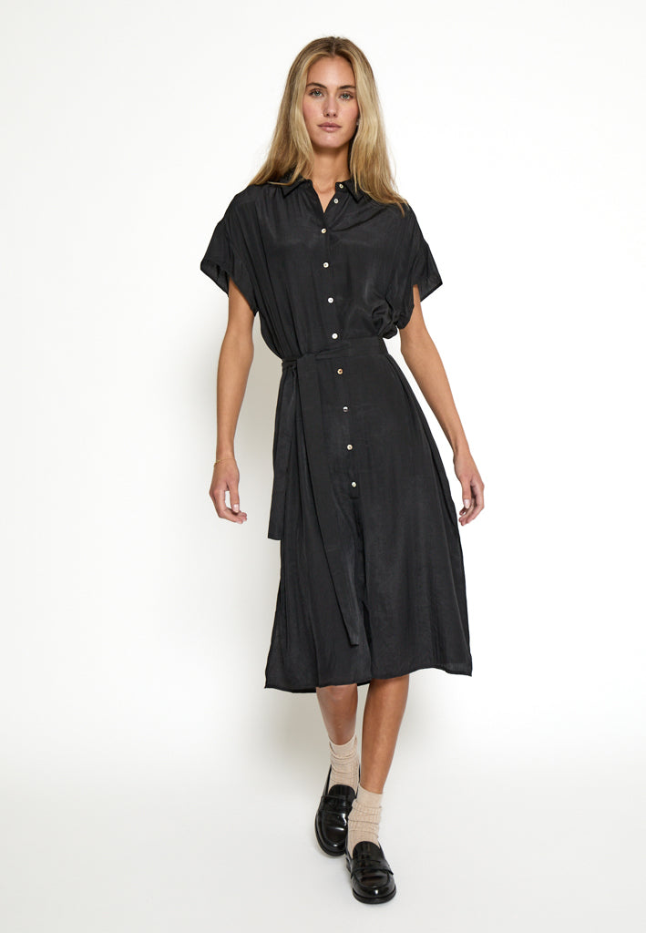 Desires DSGigi Midi Shirt Dress Dress 9000 Black