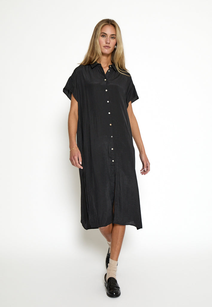 Desires DSGigi Midi Shirt Dress Dress 9000 Black
