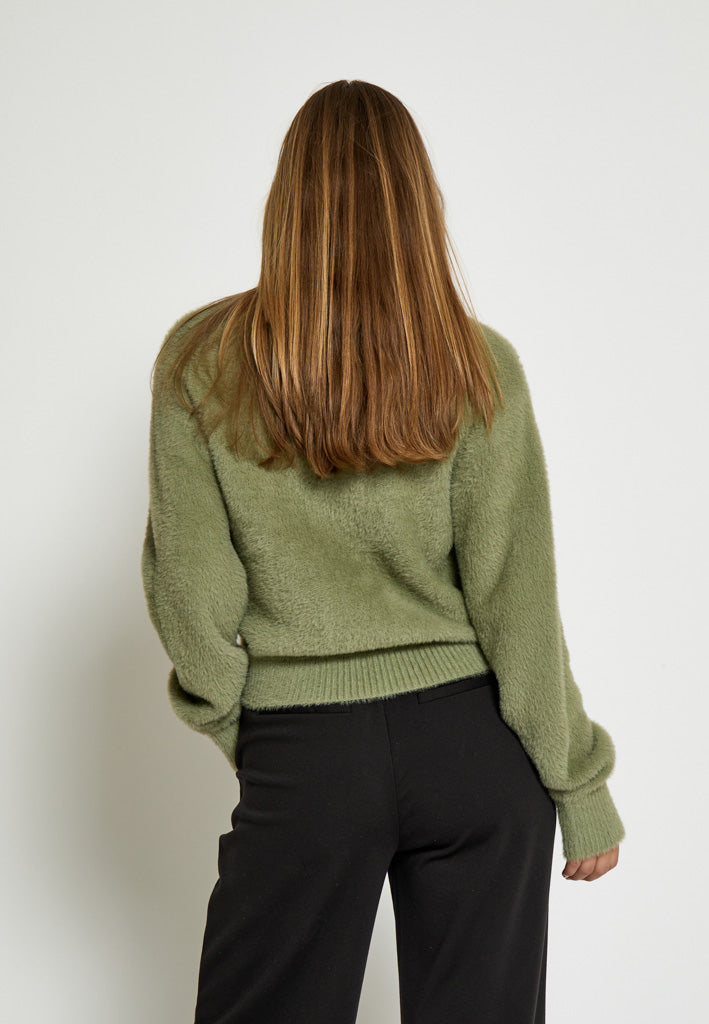 Desires DSHarriet Knit Cardigan Cardigans 3829 Oil Green