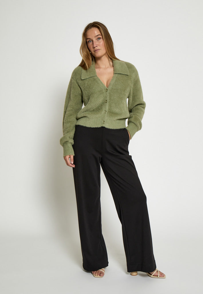 Desires DSHarriet Knit Cardigan Cardigans 3829 Oil Green