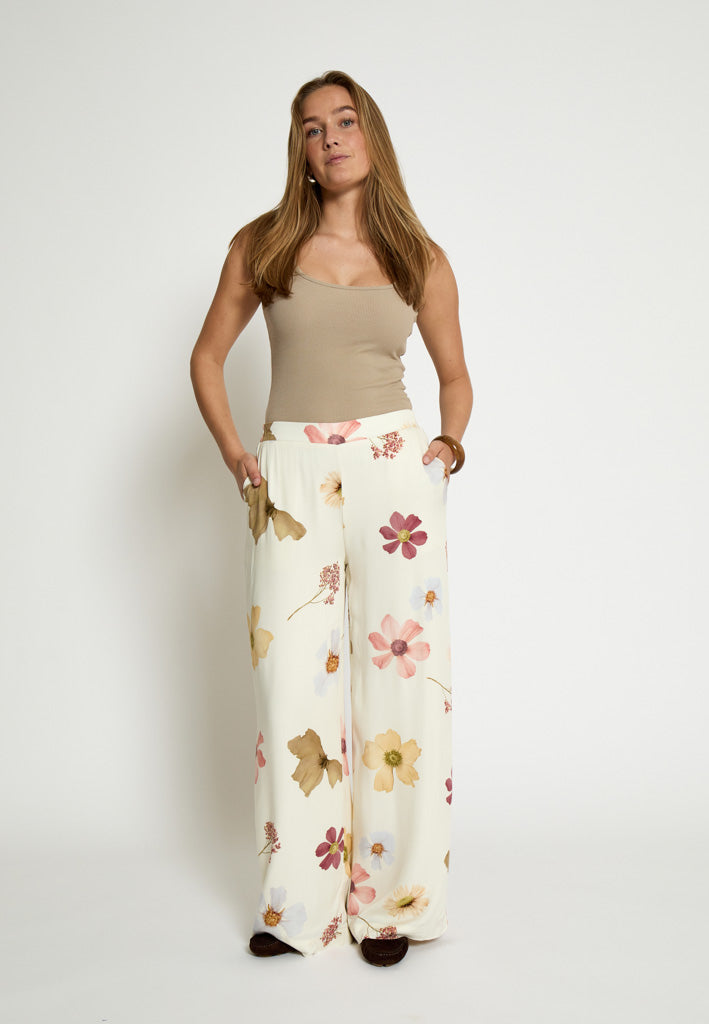 Desires DSHeidi Mid Waisted Pant Pant 0140P Tofu Print
