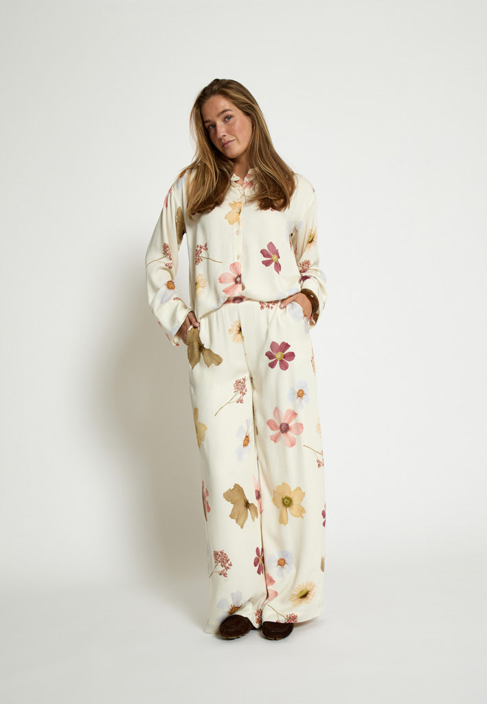 Desires DSHeidi Mid Waisted Pant Pant 0140P Tofu Print