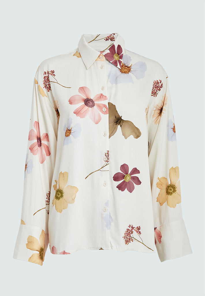 Desires DSHeidi Shirt Shirt 0140P Tofu Print