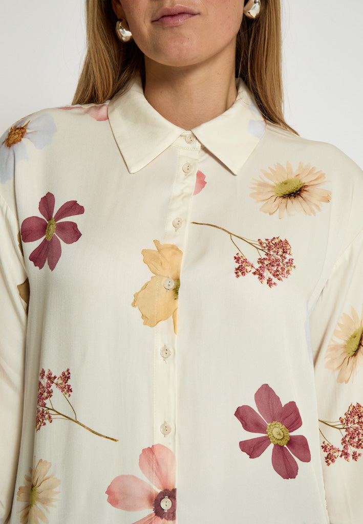 Desires DSHeidi Shirt Shirt 0140P Tofu Print