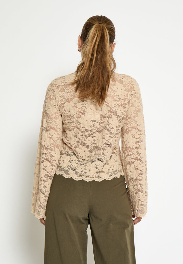 Desires DSJamie Lace Shirt Shirt 2206 Fog Sand