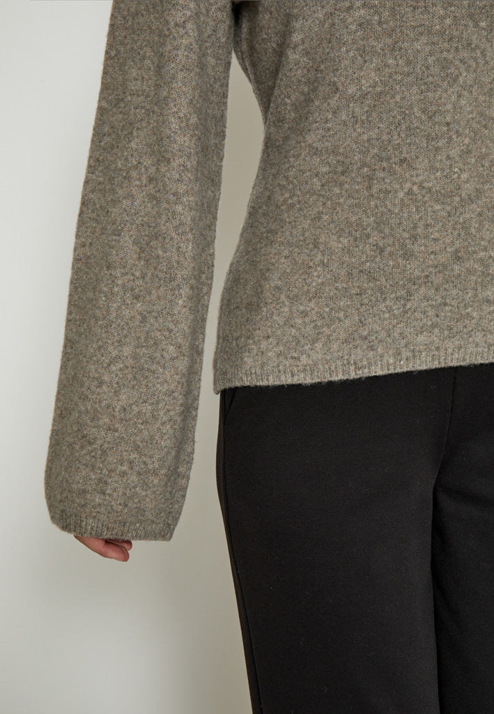 Desires DSJennifer GRS Knit Pullover Pullover 364M Walnut Melange