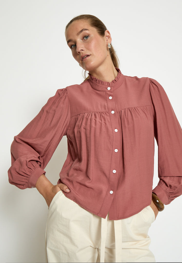 Desires DSJenny Shirt Shirt 5076 Apple Butter Brown