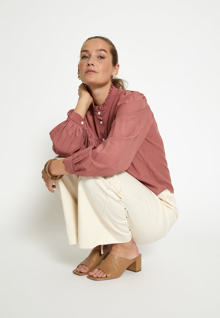 Desires DSJenny Shirt Shirt 5076 Apple Butter Brown